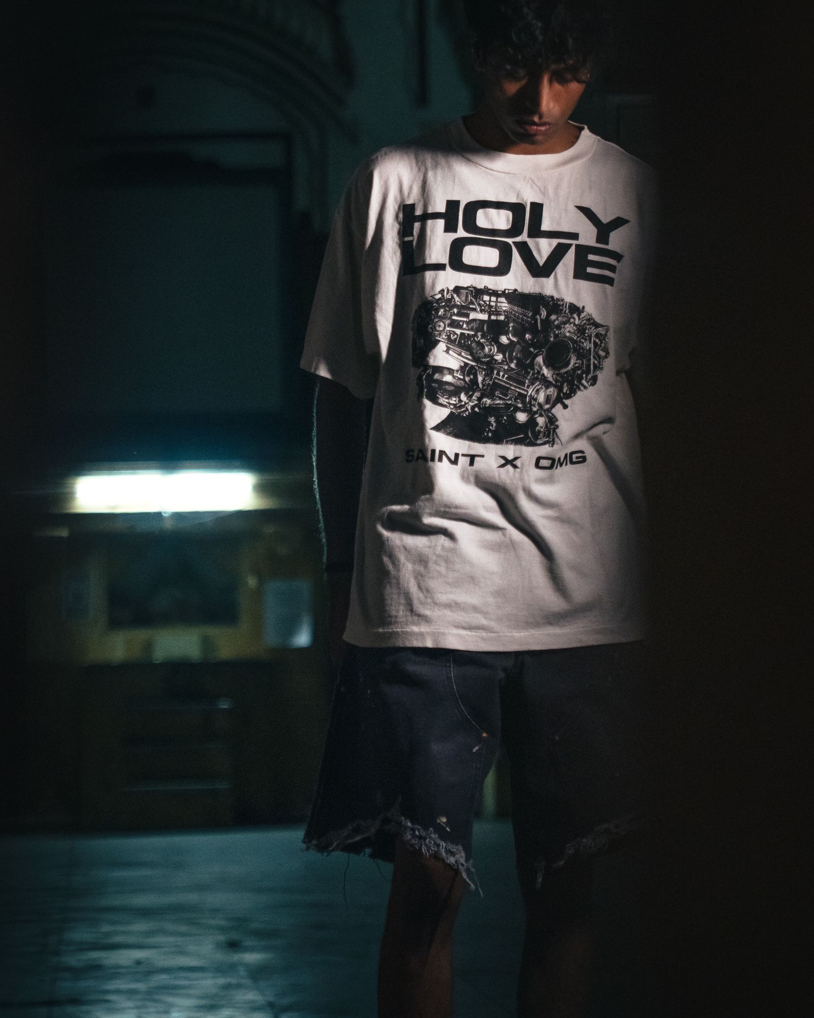 セントマイケル 26SS HOLY LOVE KK_SS T-SHIRT(SM-MK8-0000-C08)WHITE☆4月11日(土)発売！