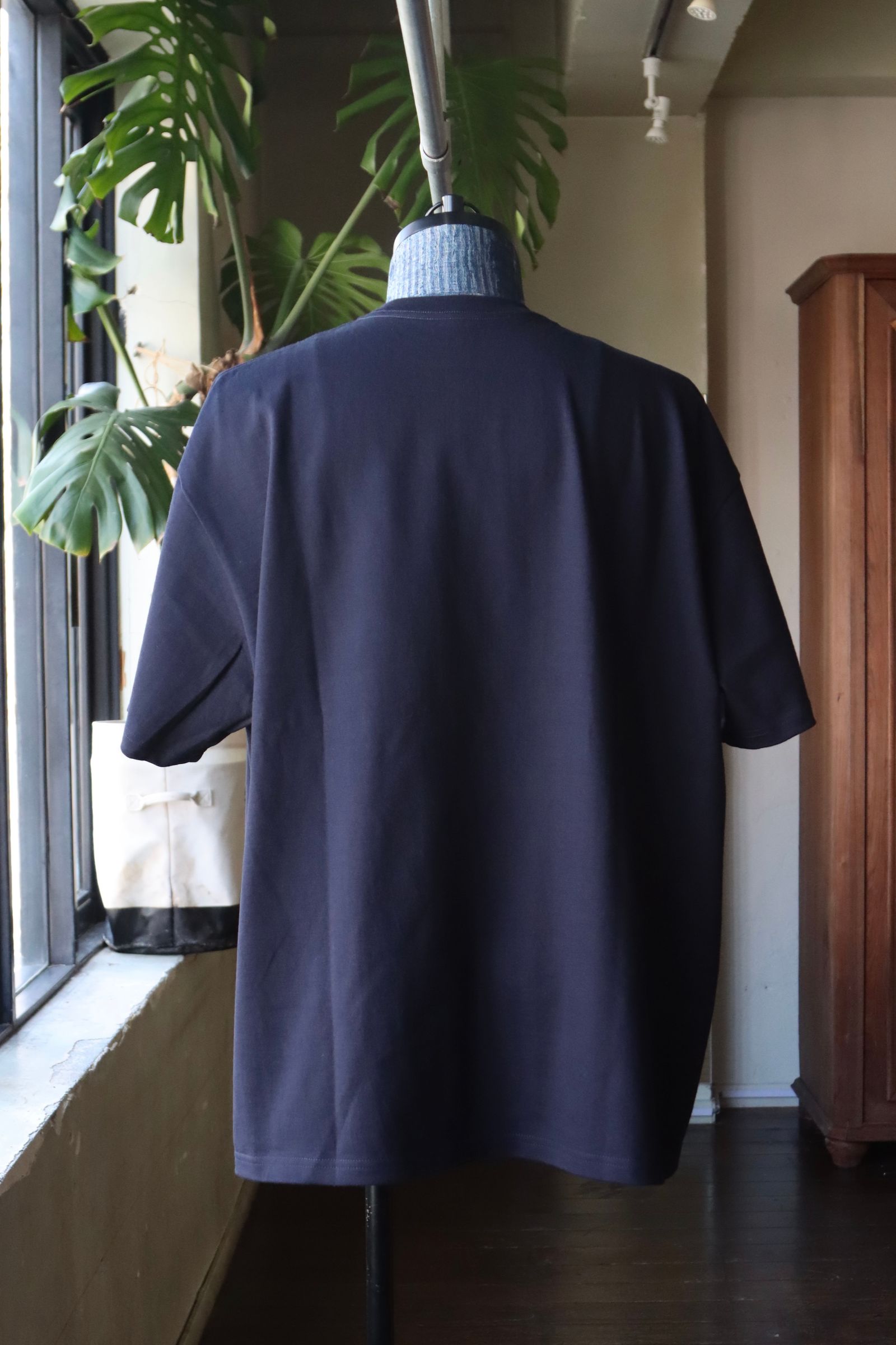 グラフペーパー Heavy Weight S/S Oversized Tee(GM252-70095B )NAVY