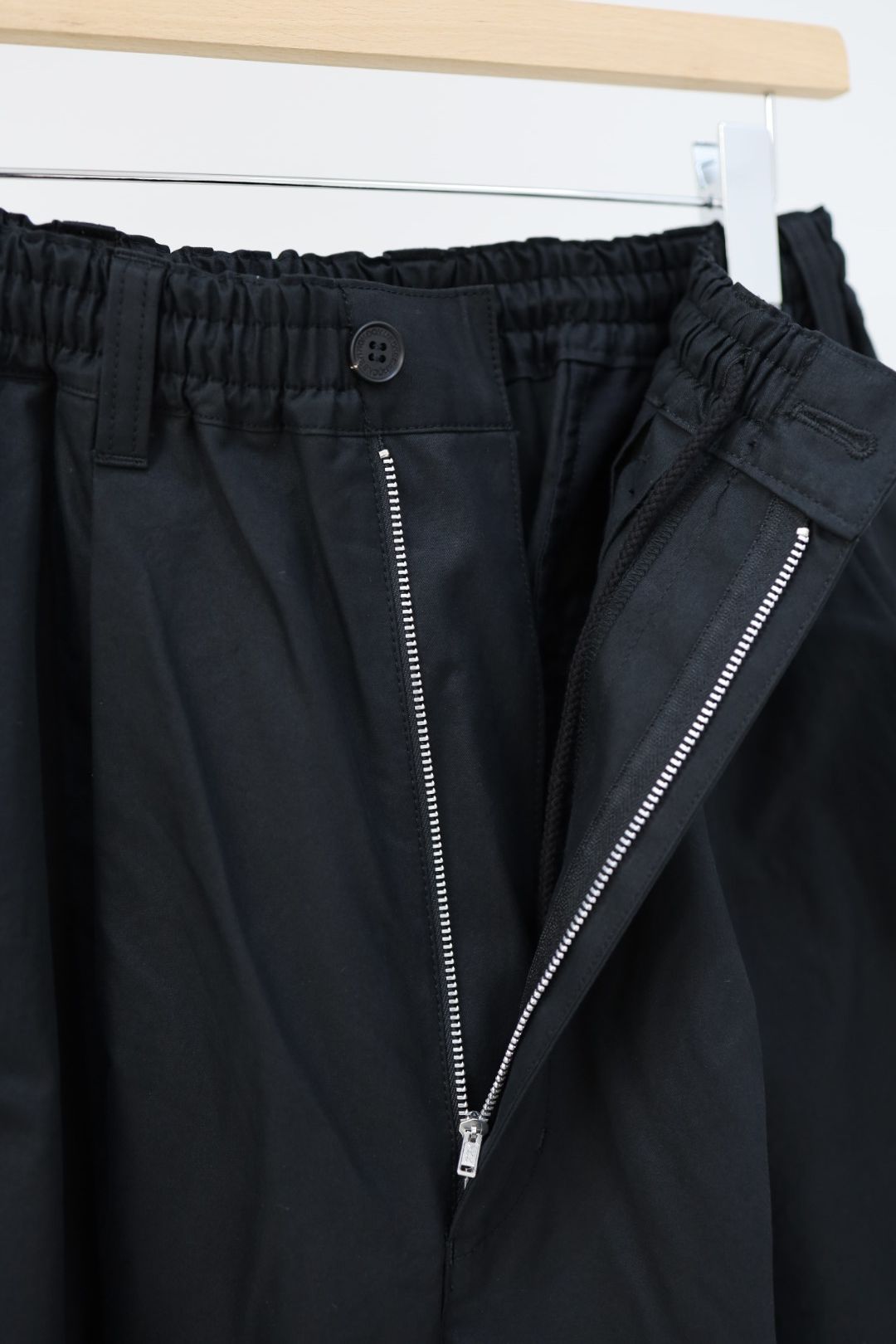 コムデギャルソンオム26SS 綿ツイル微起毛パンツ(HQ-P006-051)BLACK☆2月6日(金)発売！