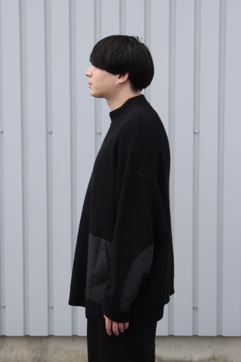 FreshService HIGH NECK COMBAT KNIT style.2022.10.8