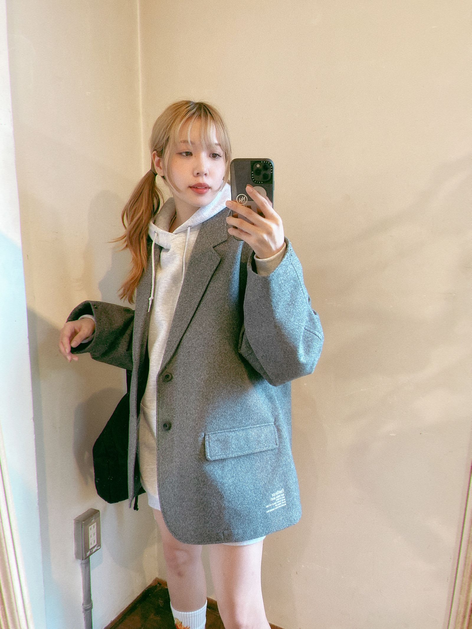 フレッシュサービス TECH TWEED JACKET スタイル.2023.11.11