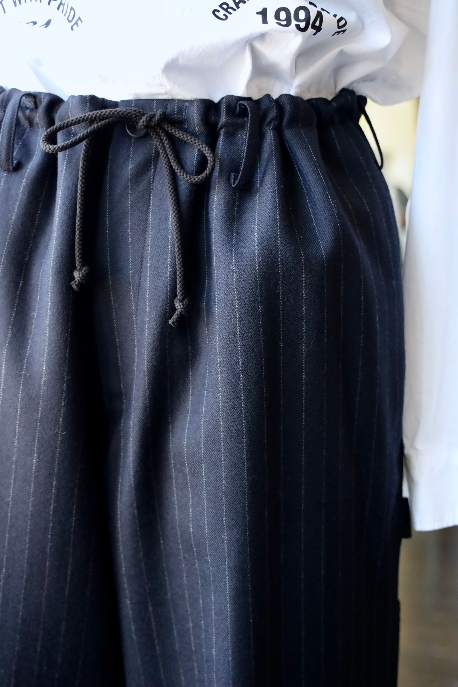 ワイズフォーメンY's for men 25AW STRIPED SERGE PAINTER PANTS (ML-P01-107)NAVY☆6月6日(金)新作発売！