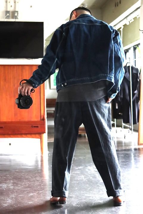 A.PRESSE アプレッセ22FW 2nd Type Denim Jacket スタイル1.2022.8.11.