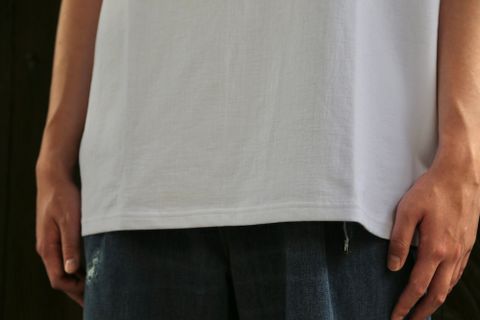 Graphpaper S/S Mock Neck Tee(GU212-70056B) style.2021.5.15.