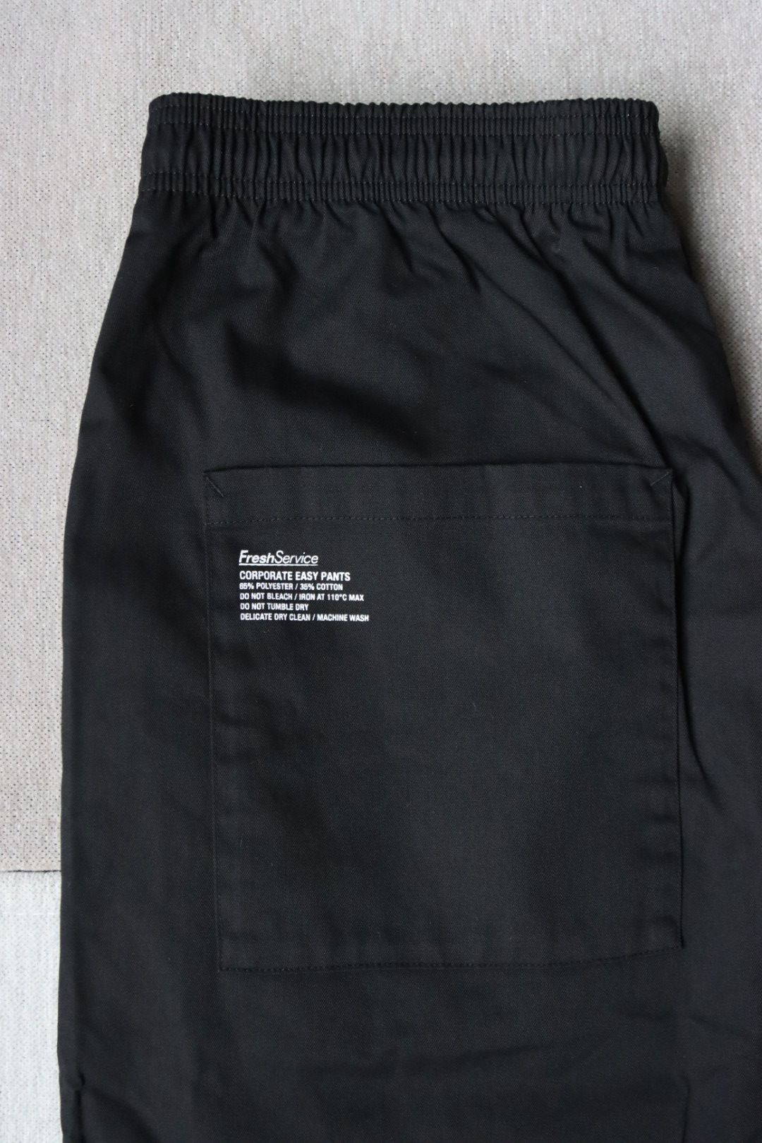 FreshService - フレッシュサービス23AW Corporate Easy Pants(BLACK