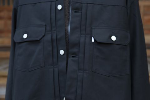 Graphpaper2020AW 新作Double Cloth Peach Trucker Jacket style.2020.11.28.