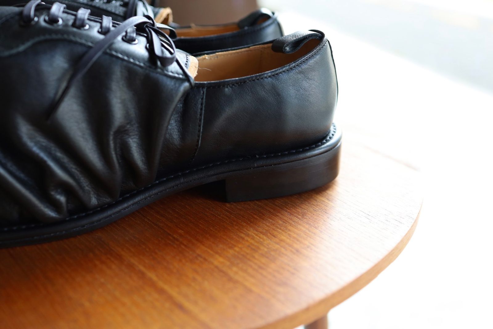 doublet ダブレット26AW 革靴 INFLATED DERBY SHOES (26AW69FT70)BLACK