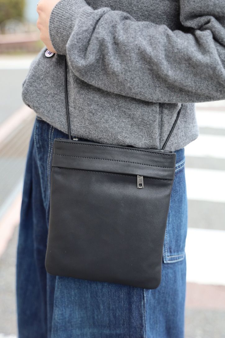 Morphee / モルフェ  MINI SHOULDER POUCH(MSP) BLACK☆新作発売！