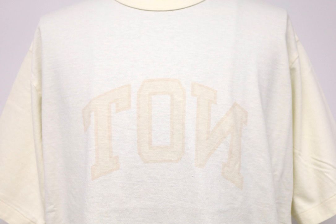 blurhms ROOTSTOCK ブラームスルーツストック 26SS NOT-PRINCE 88/12 Print Tee WIDE(bROOTS25S36S26B)IVORY x FADE BAGE☆4月17日(金)新作発売！