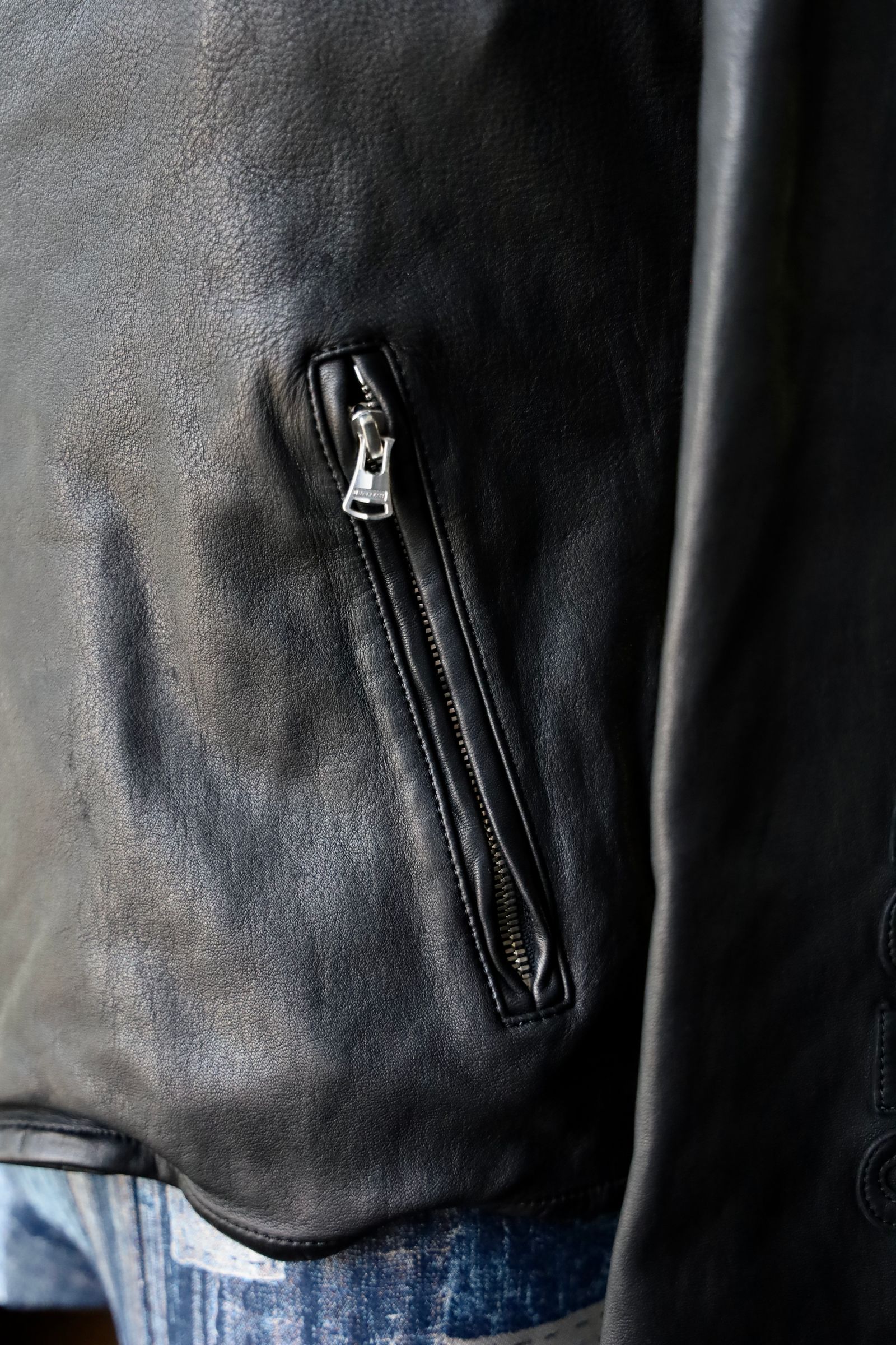 Yohji Yamamoto 25AW ダブルライダースジャケット(HL-Y99-703)BLACK