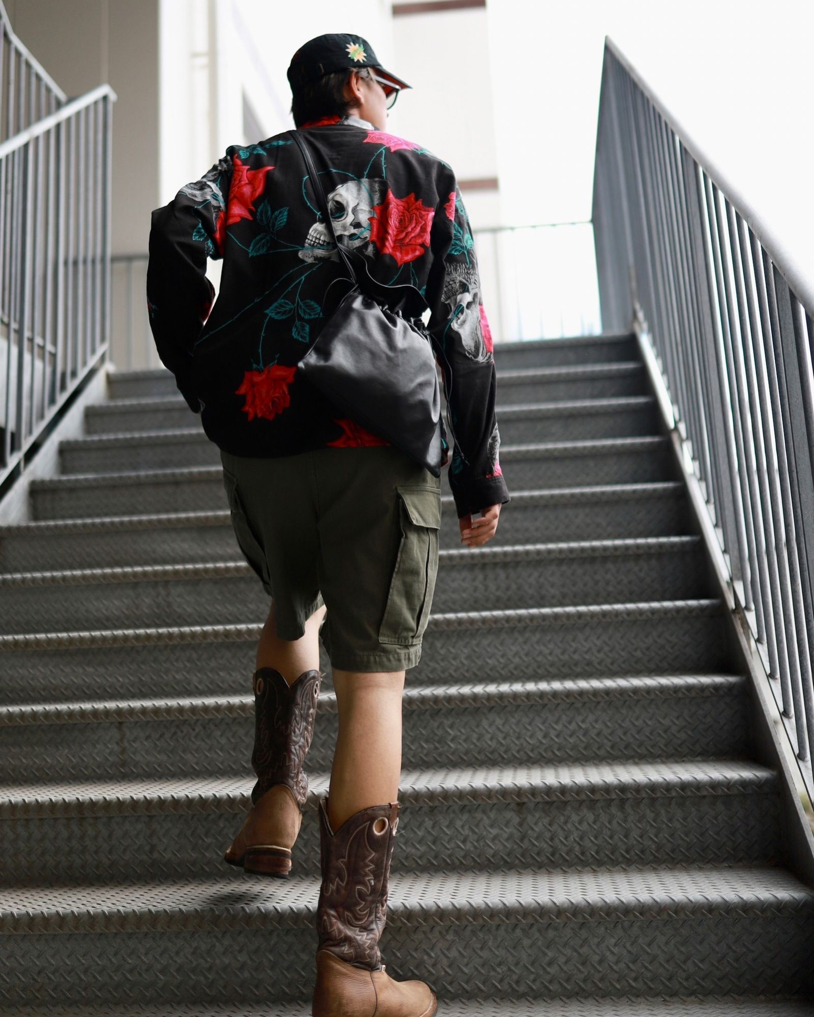 ©SAINT M×××××× ×WILDSIDE YOHJI YAMAMOTO PAJAMA SHIRT markスタイル