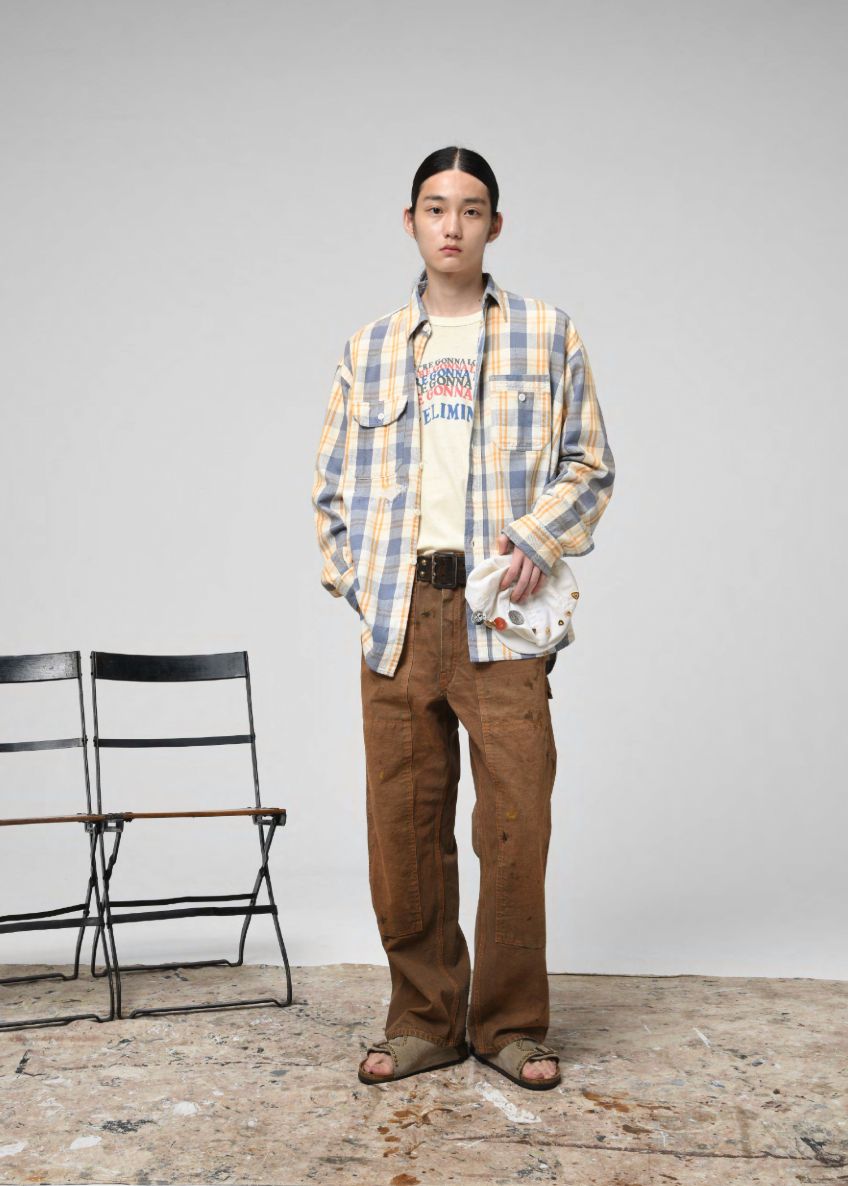 BOW WOW 26SS バウワウ BROWN DUCK DOUBLE KNEE PANTS AGED(BW261-BDDKP)BROWN☆3月7日(土)発売！