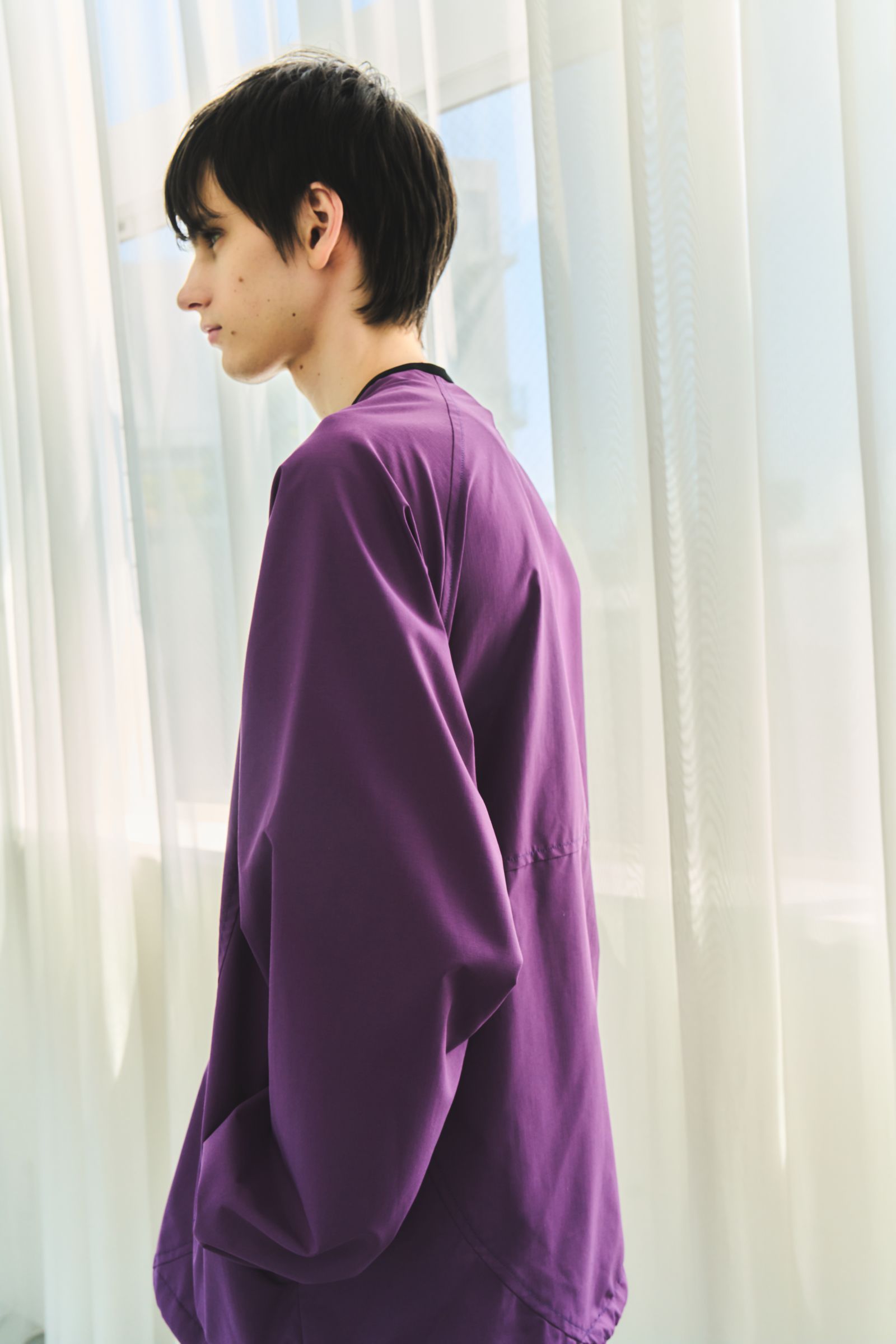 CHASSE チェイス26SS ナイロンシャツ NYLON SHIRT(26-SS-SH1)PURPLE☆新作発売！