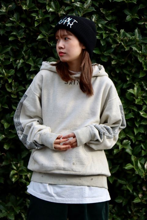 ©SAINT M×××××× 23SS DENIMTEARS MURAL HOODIEスタイル
