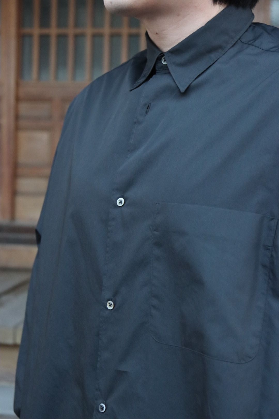 Graphpaper 22SS Broad L/S Oversized Regular Collar Shirt Graphpaper 22SS Broad L/S Oversized Regular Collar Shirt