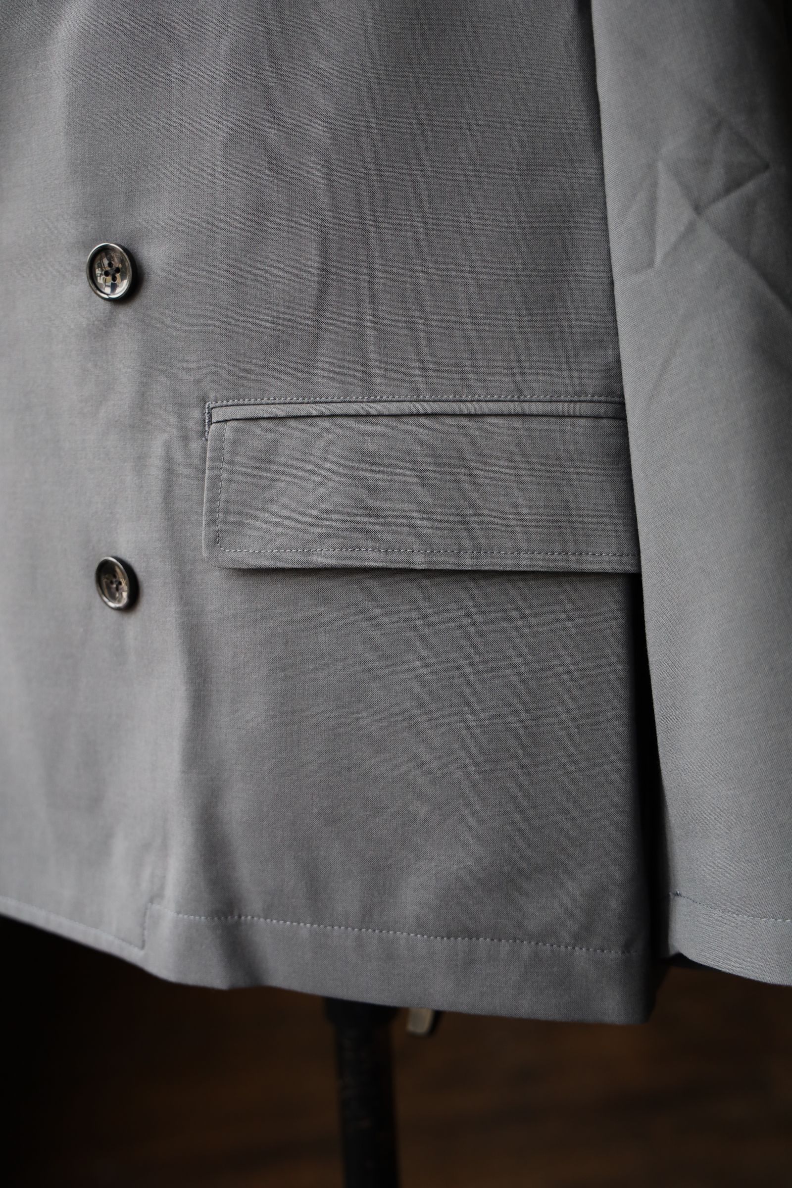 フレッシュサービス WOOLY CLOTH DOUBLE JACKET(FSC251-20106)GRAY