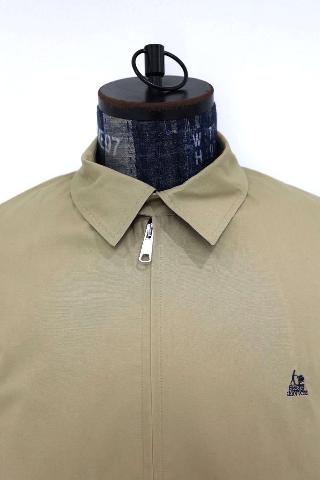 フレッシュサービス MADRAS LINED SWING TOP BLOUSON (FSC261-30294)BEIGE★2月14日(土)発売