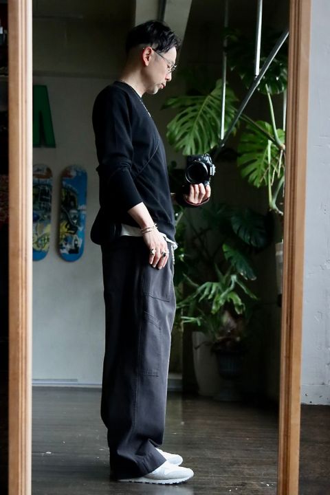 A.PRESSE 23SSパンツ USAF Hemmed Bottoms(23SAP-04-14M)BLACKスタイル