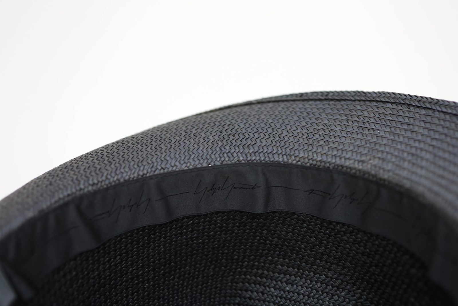 Yohji Yamamoto パナマ素材中折れハット (HK-H03-962)BLACK☆3月18日発売！