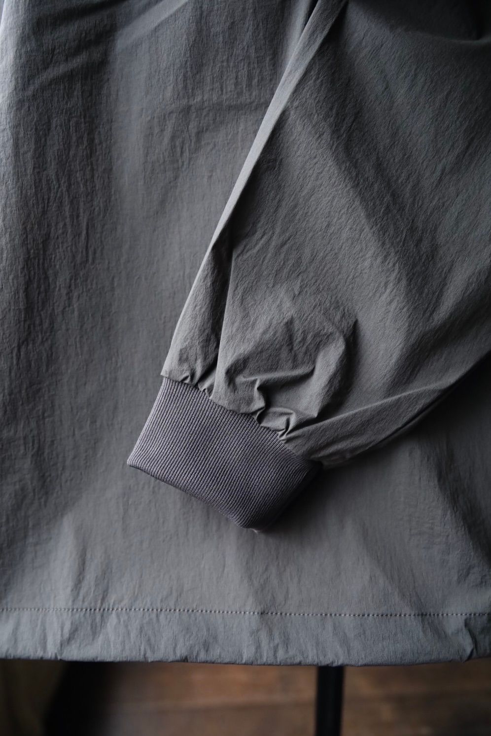 S.F.C 25SS エスエフシー TECH POCKET NYLON LS TEE(SFCSS25S06)D.Grey