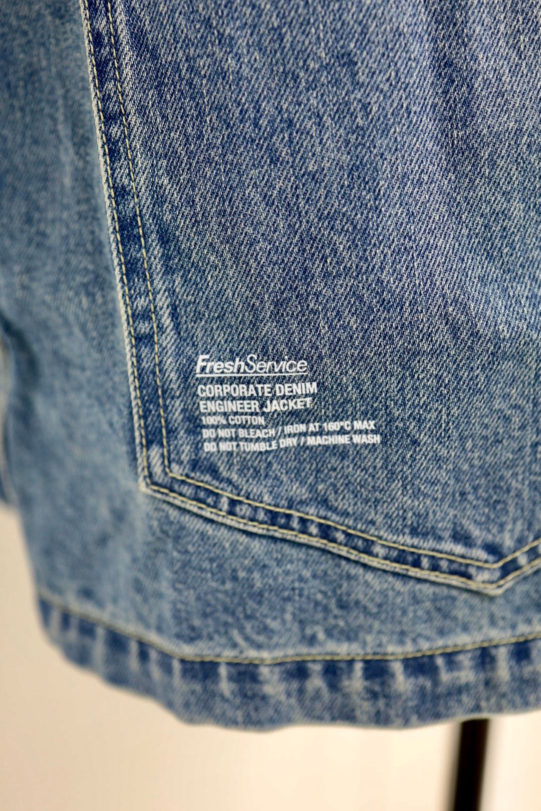 フレッシュサービス CORPORATE DENIM ENGINEER JACKET (FSC261-30211FB)LIGHT WASH☆12月20日(土)発売！