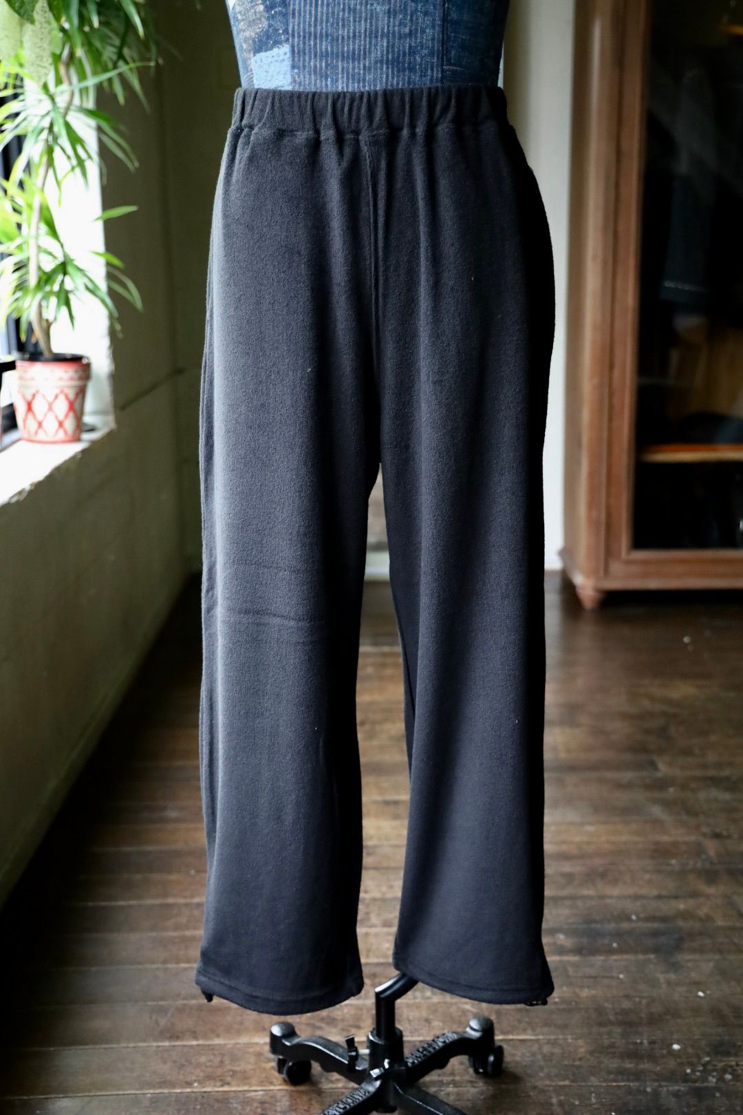 ReFresh!Service. “UTILITY PILE CARDIGAN SET-UP”(BLACK)