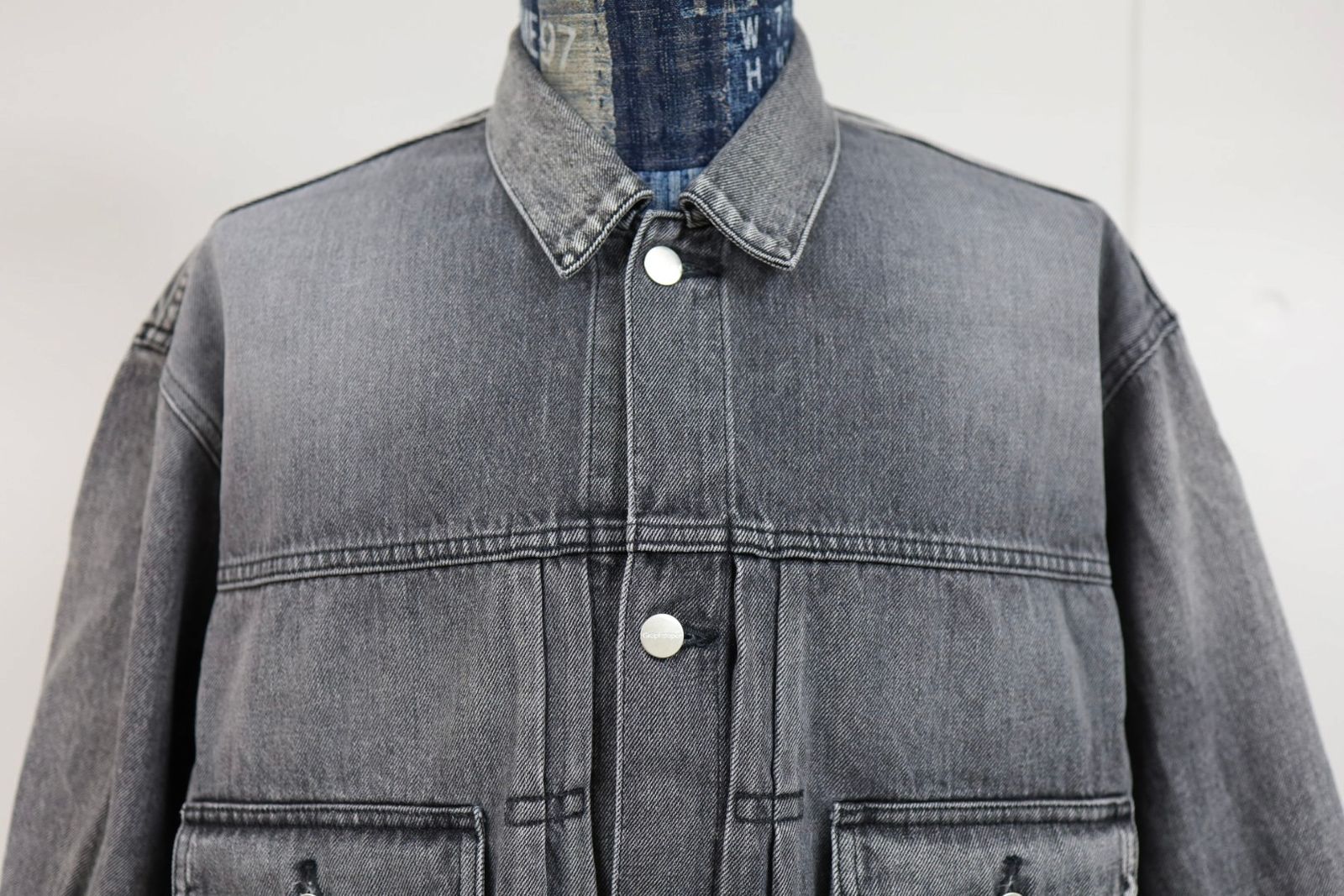 グラフペーパー Selvage Denim Jacket(GU261-20054LB)BLACK_LIGHT FADE★1月24日(土)発売！