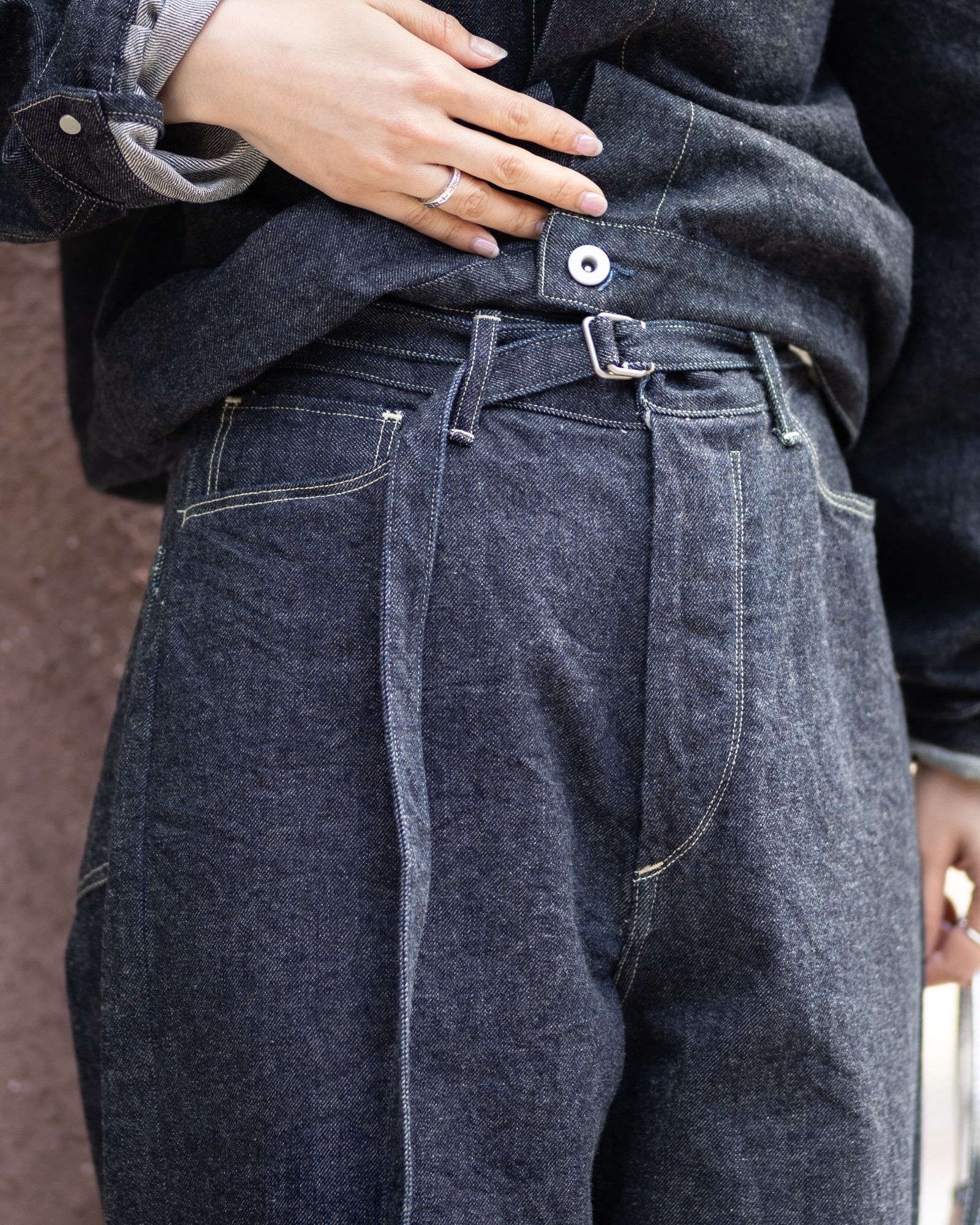 blurhms 26SS 新作12.9oz Denim Proto Jacket&Bias Belted Pants style.2026.4.5