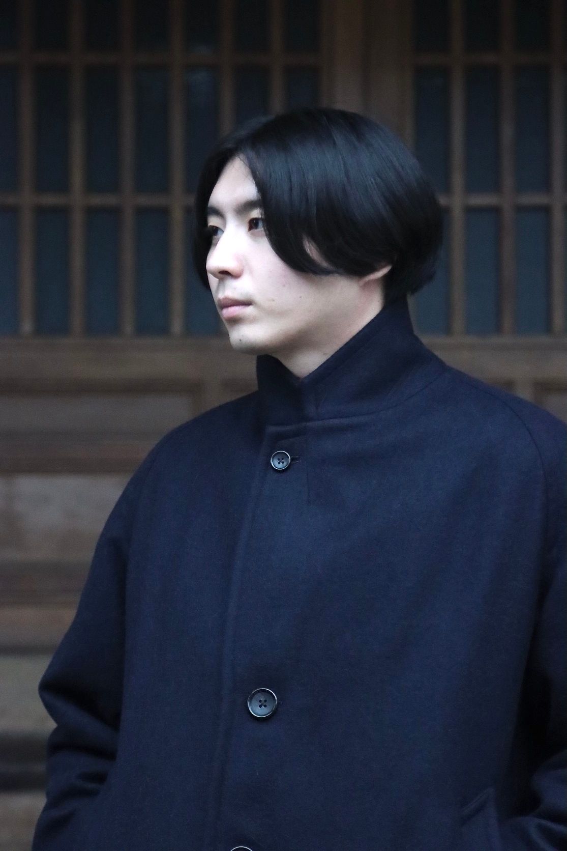 A.PRESSE Chester Coat(21AAP-01-03H)NAVY style