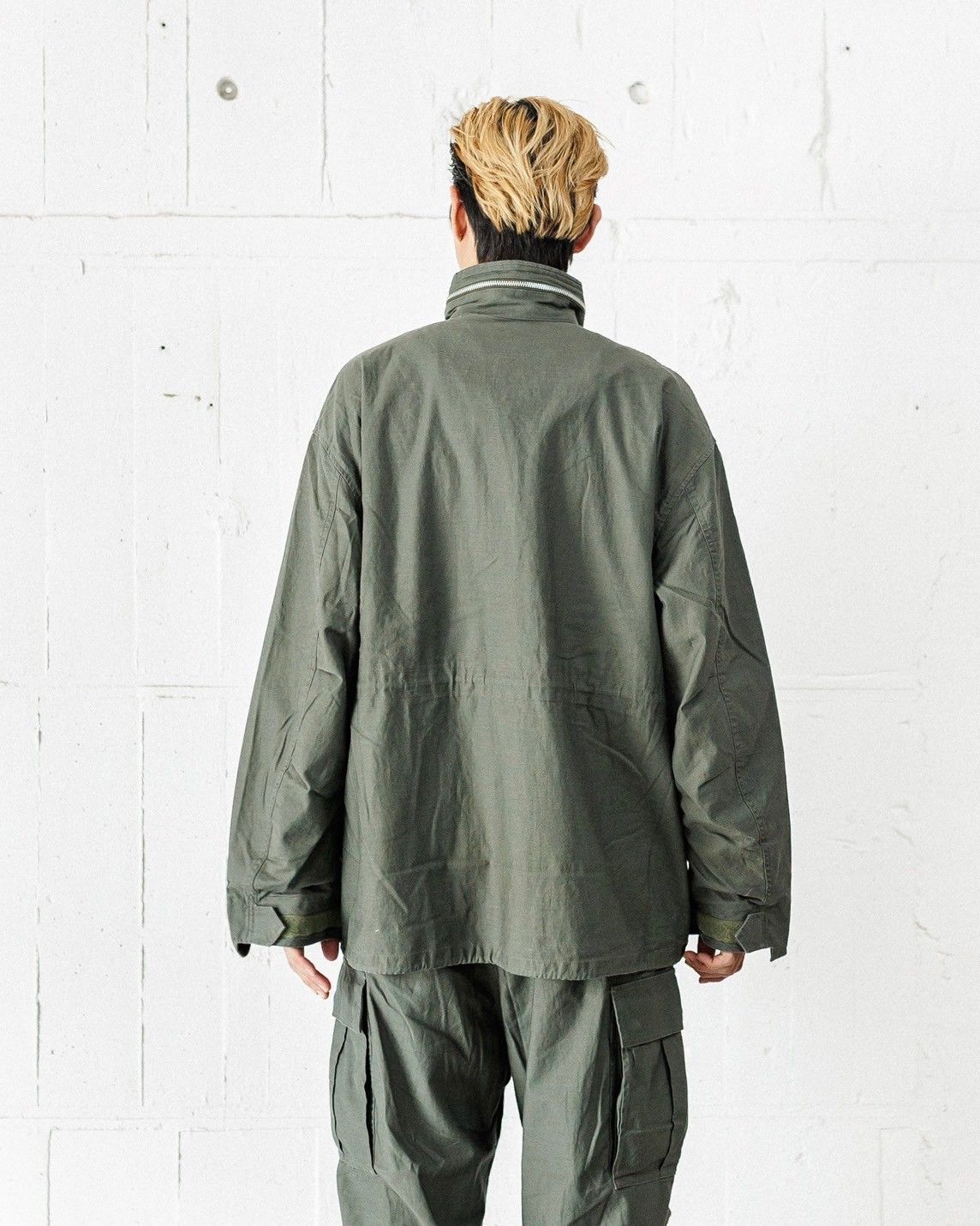 フレッシュサービス BACK SATEEN FIELD JACKET(FSC251-20136)GREEN
