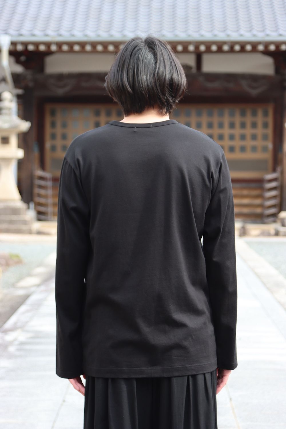 yohji yamamoto MAHABARA PLAIN STITCH WOMAN PRINT LONG SLEEVES style.2022.1.30 ※2月2日発売