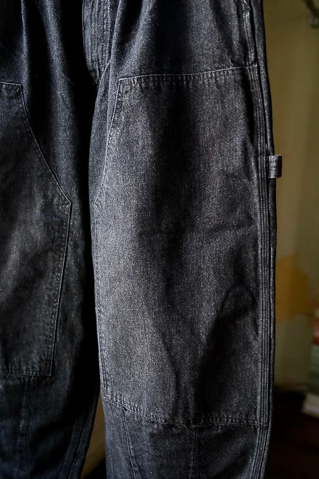 イズネス 26SS Double-Knee Balloon Painter Pants (26SS_12_1008SSBALOONPT01)BLACK☆新作発売！