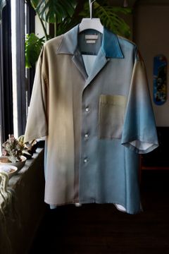 YOKE ヨーク23SSシャツ PRINTED OPEN COLLAR SHIRTスタイル