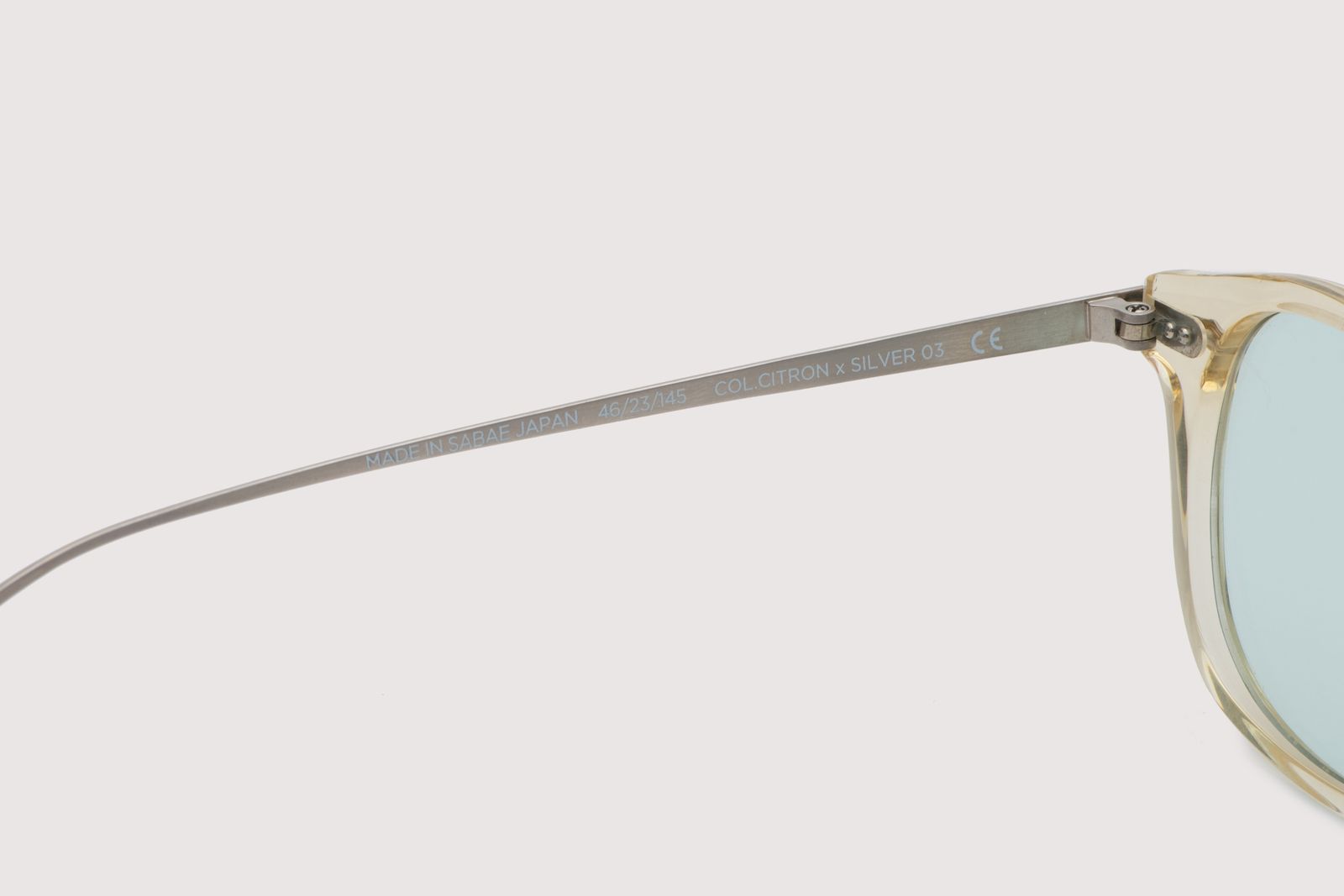 ノチノオプティカル  "JIFUSAN" #5. CITRON x SILVER × L.SMOKE GREEN(調光モデル)☆4月18日(土)再入荷！