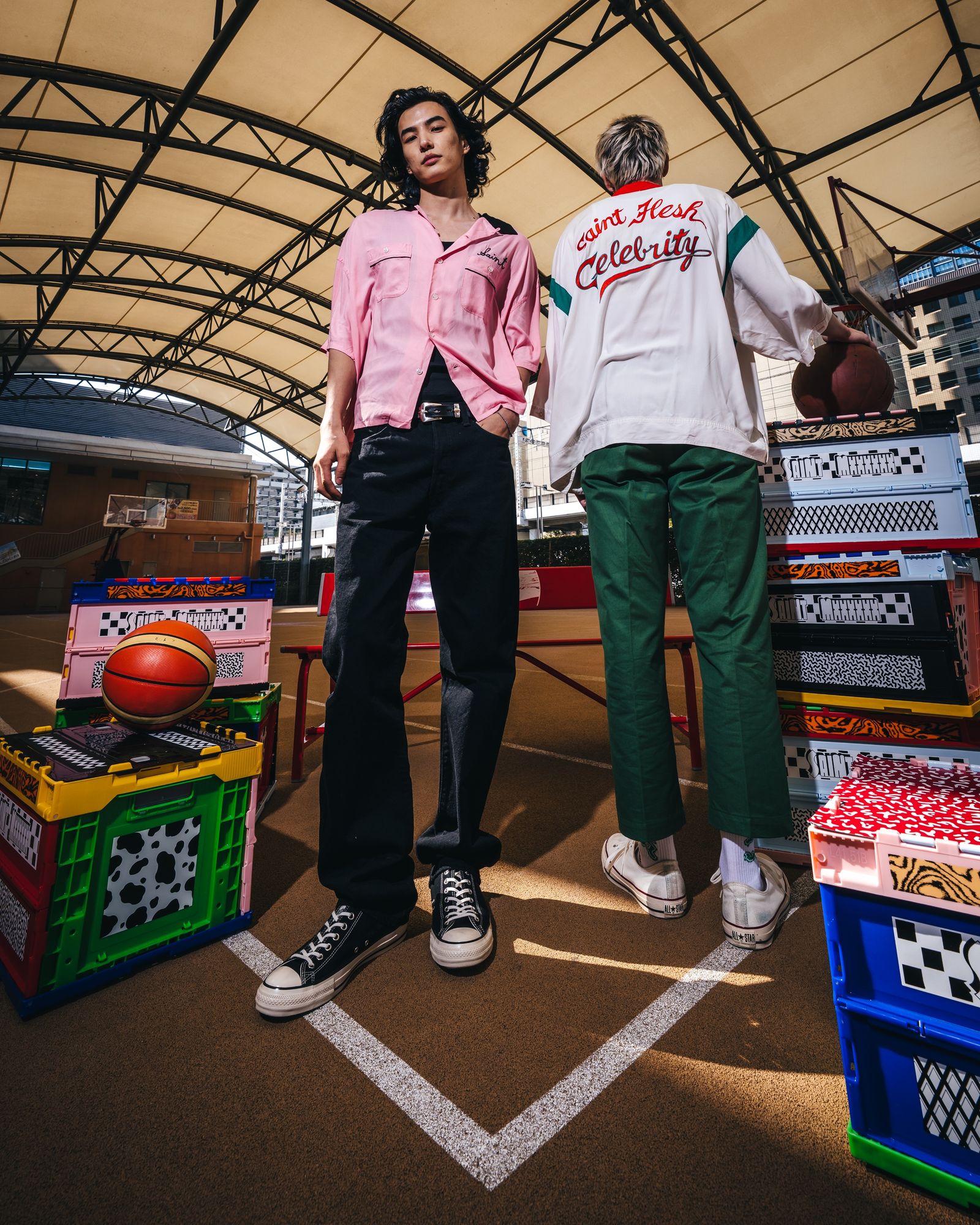 セントマイケル 26SS BOWLING SHIRT(SM-MK8-0000-036)PINK☆4月29日(水)新作発売！