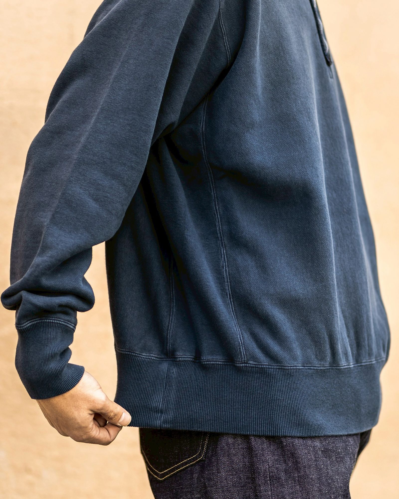 アプレッセ 2026 STYLE1 Vintage Half Zip Rib Collar Sweatshirt(26SAP-05-11)NAVY☆12月13日(土)発売！