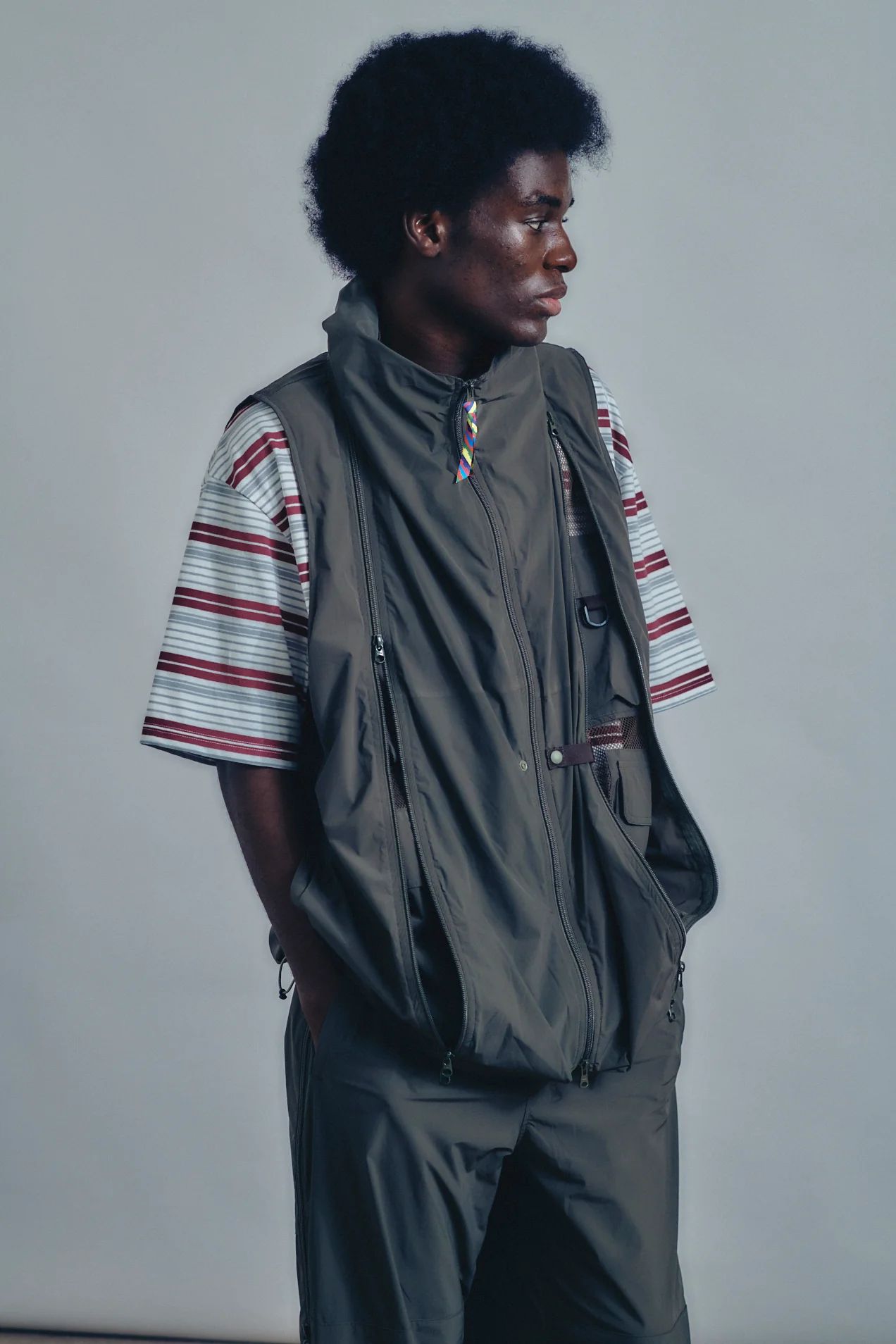 イズネス 26SS Technical Ventilation Vest(26SS_31_1007AWVEST01)MINT☆新作発売！