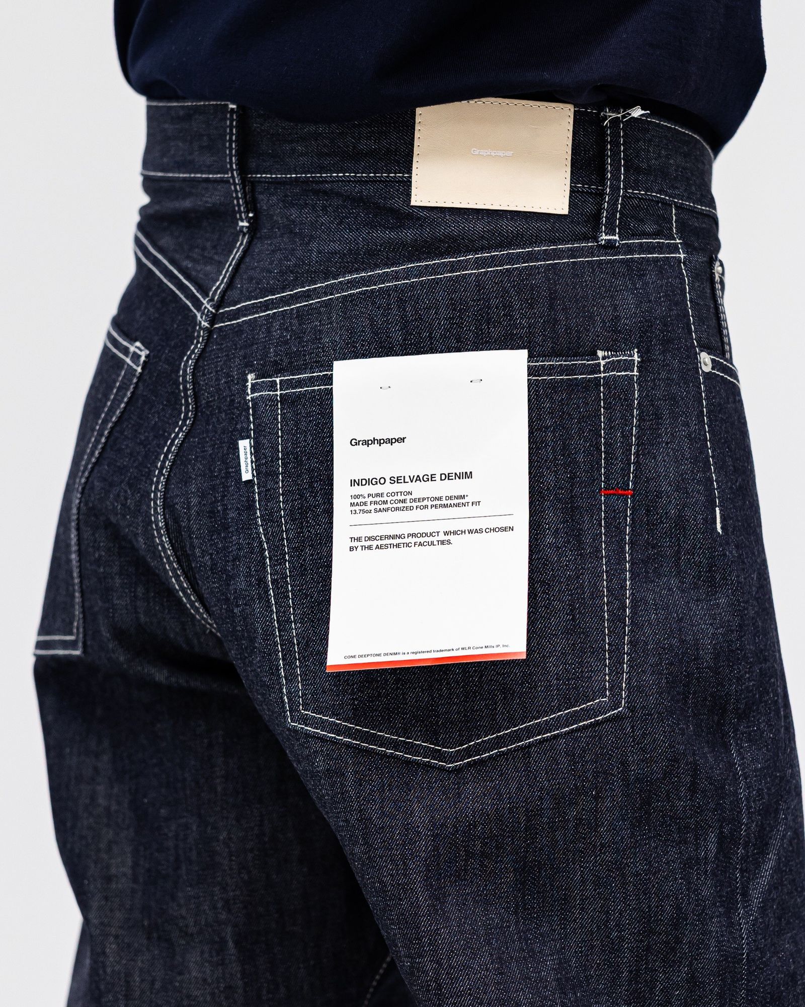 グラフペーパーSelvage Denim Five Pocket Tapered Pants(GU261-40058RB)INDIGO_RIGID★1月24日(土)発売！