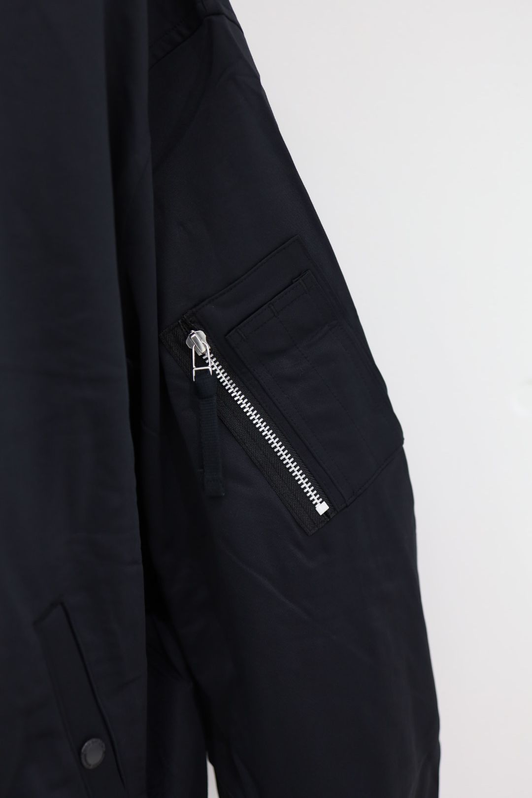 コムデギャルソンオム26SS 綿ナイロン裏毛カーディガン(HQ-T007-051)BLACK☆3月6日(金)発売！