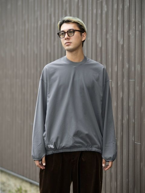 フレッシュサービス 26AW  COMFORT-SHIELD FLEECE CREW NECK PULLOVER(FSC263-70027)D.GRAY☆10月24日(土)新作発売！