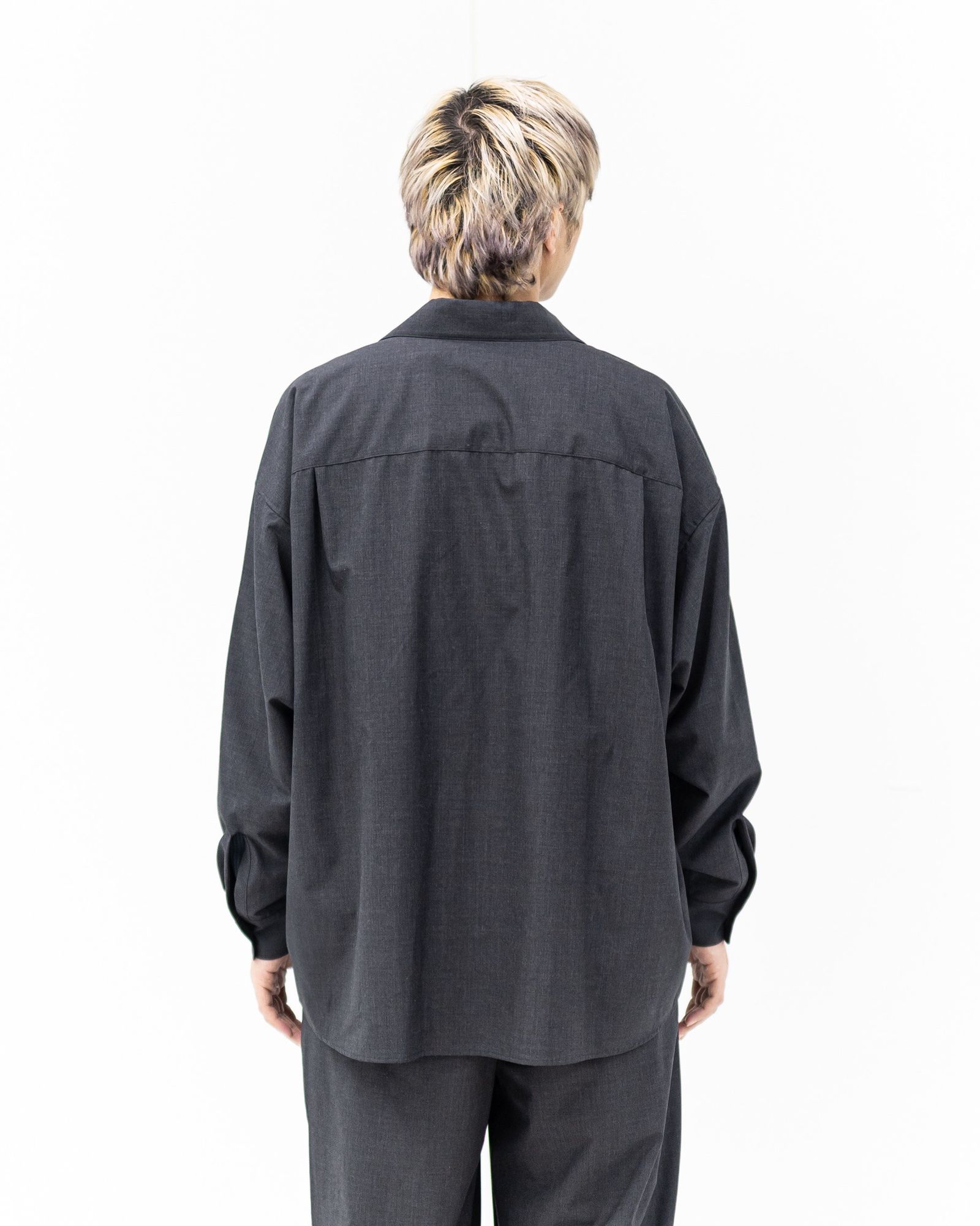 Graphpaper Fine Wool Heather L/S Skipper Shirt 2月21日(土)新作発売！
