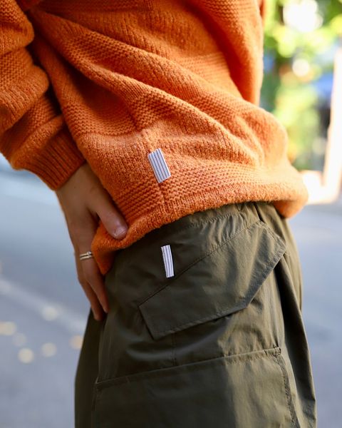 STRIPES FOR CREATIVE FW23 SUPER WIDE CARGO PANTSスタイル