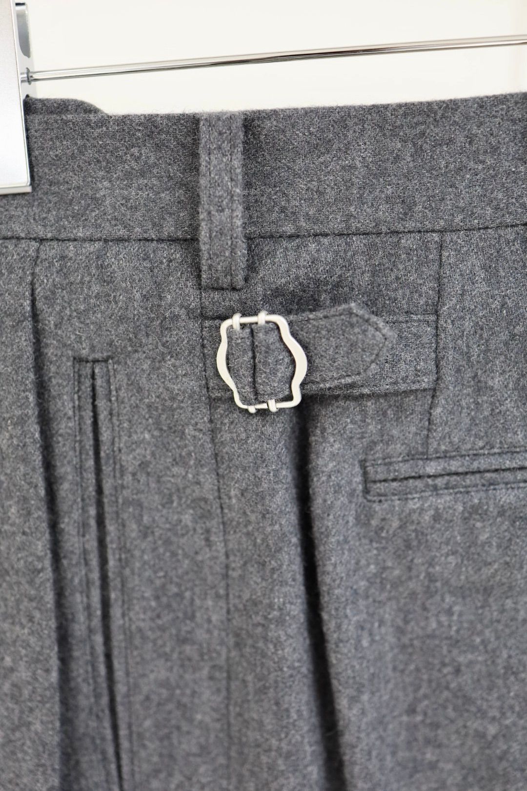 コムデギャルソンオム25FW ウールフラノパンツ(HP-P035-051)CHARCOAL☆11月1日(土)発売!