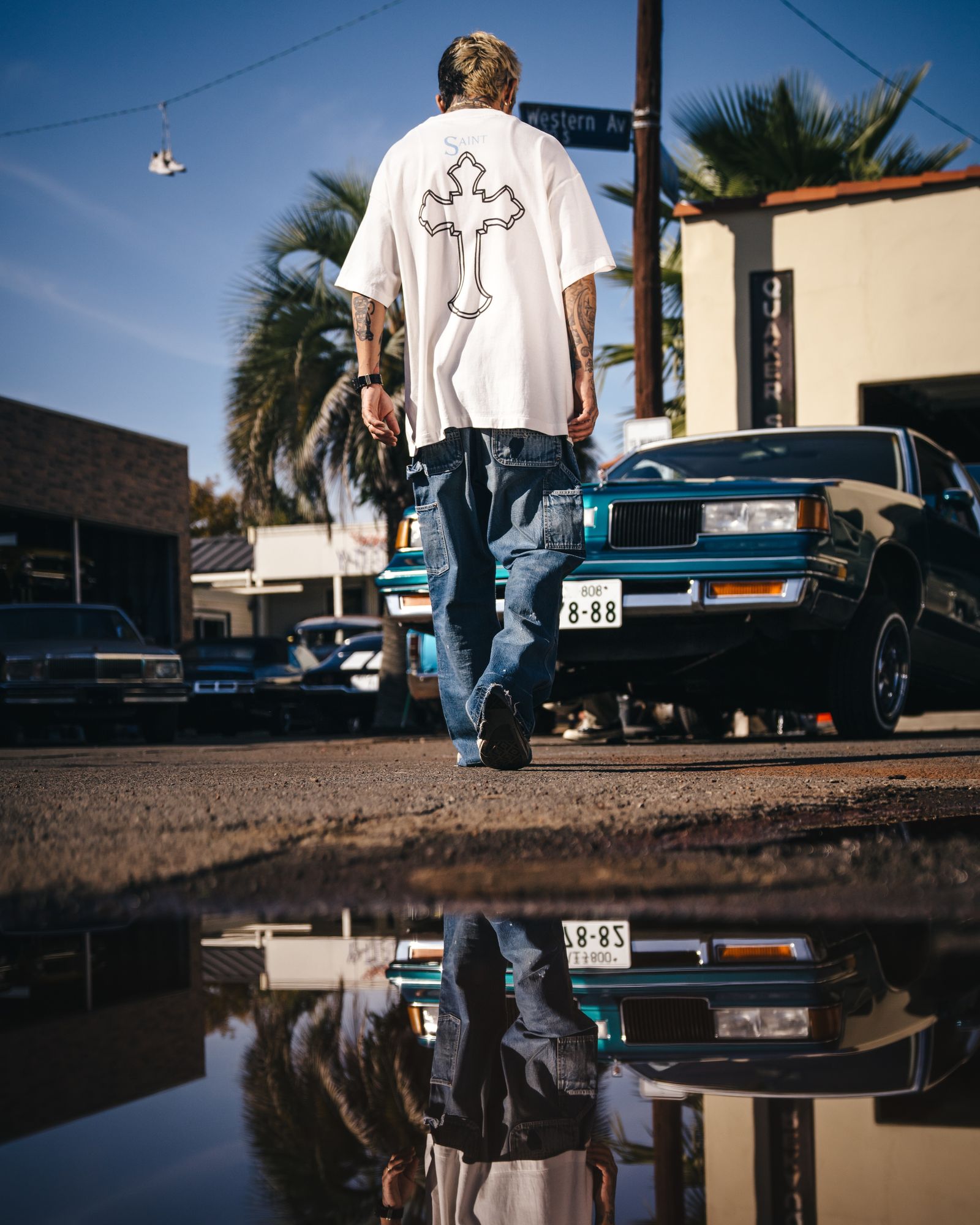 セントマイケル 2PAC 2PC_SS TEE(SM-HR8-0000-C15)WHITE☆再入荷しました！