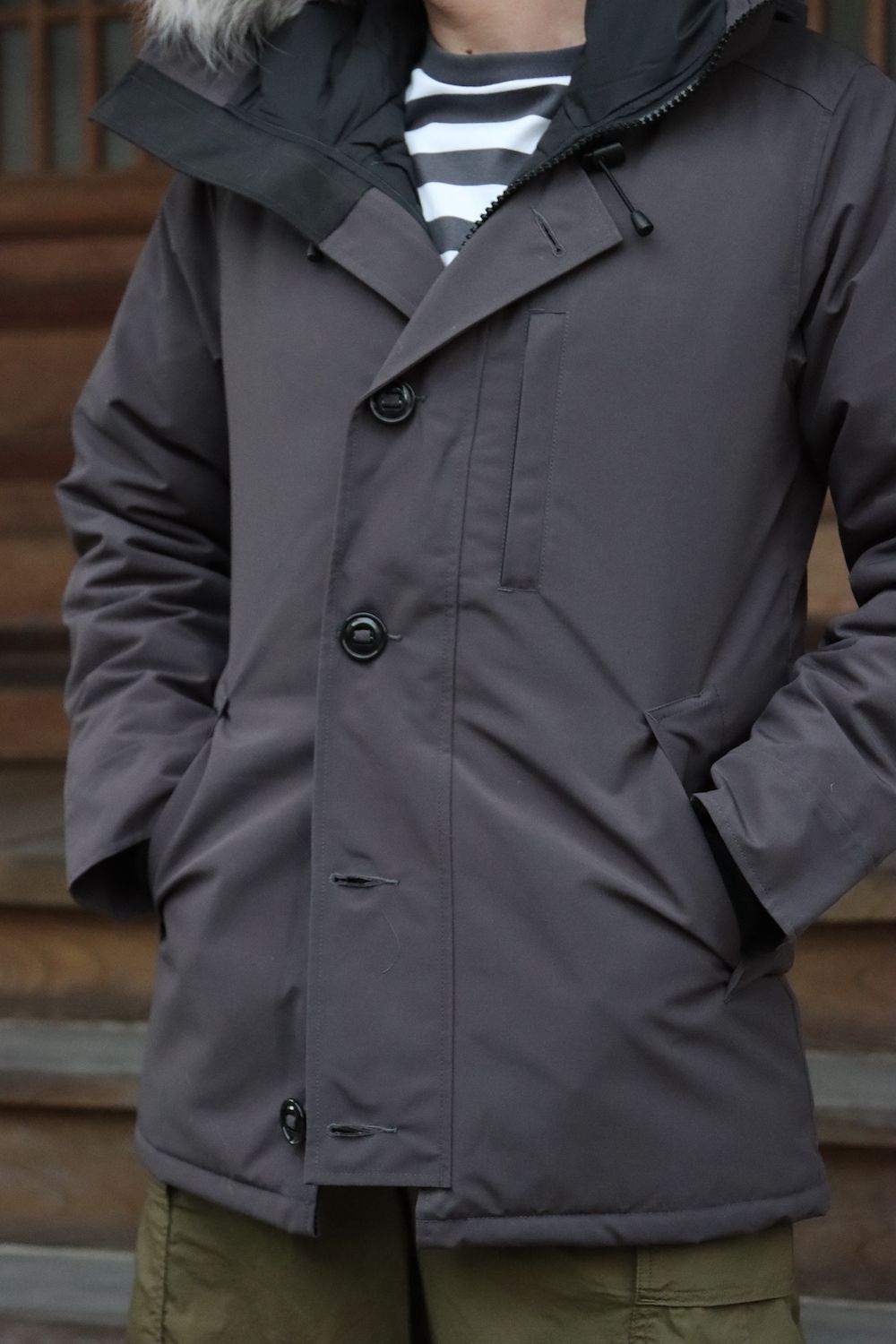 Graphpaper CHATEAU PARKA FUSION FIT style.2021.12.5