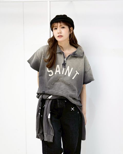 セントマイケル 26SS SAINT HALF ZIP SWEAT style.2026.5.10