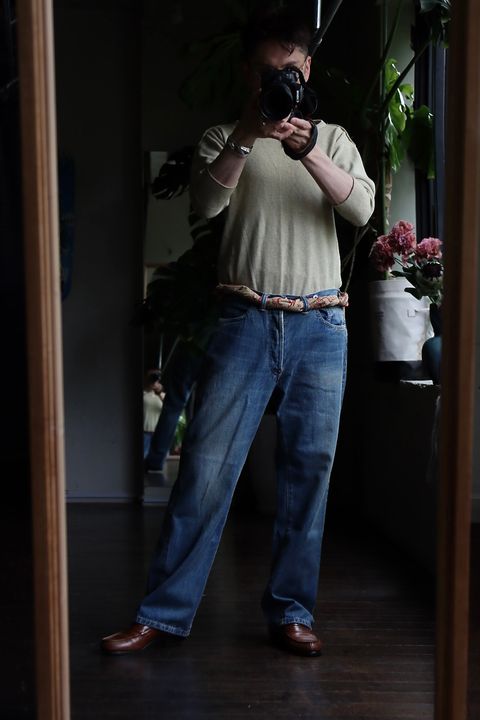 A.PRESSE No.2 Washed Denim Pantsスタイル32