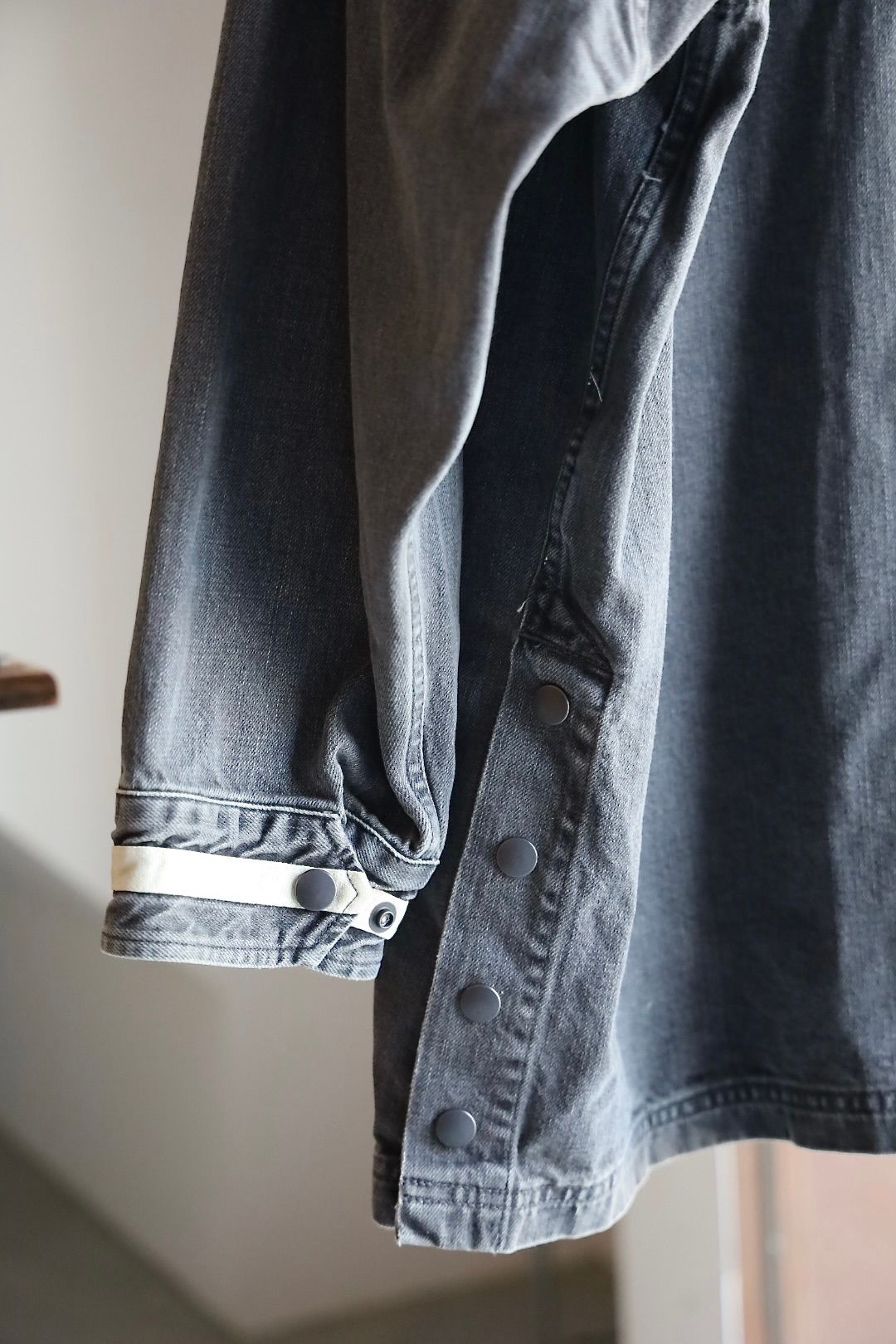 ヨーク 25FW VINTAGED DENIM COVERALL HALF COAT(YK25FW01067C)BLACK☆9月6日(土)発売！