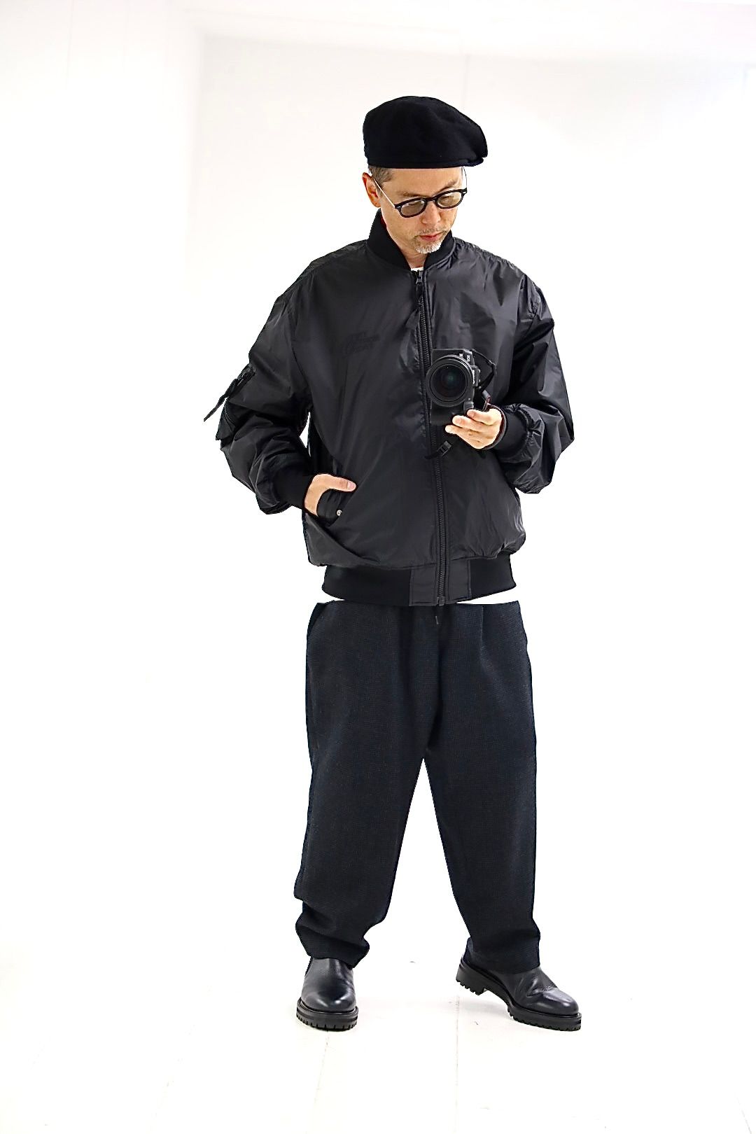 eYe JUNYA WATANABE MAN アイジュンヤワタナベマン THE NORTH FACE コラボレーションボンバージャケットスタイル