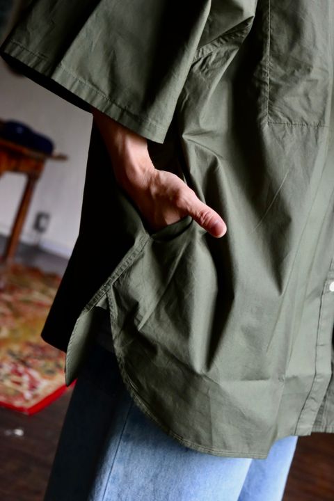 FreshService UTILITY S/S B.D SHIRT"GREEN"スタイル